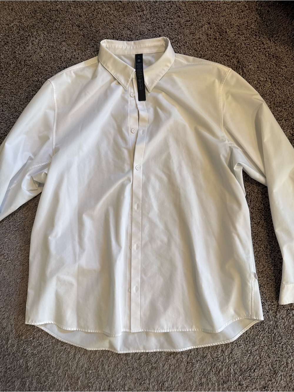 lululemon athletica Men's White Dress Shirt